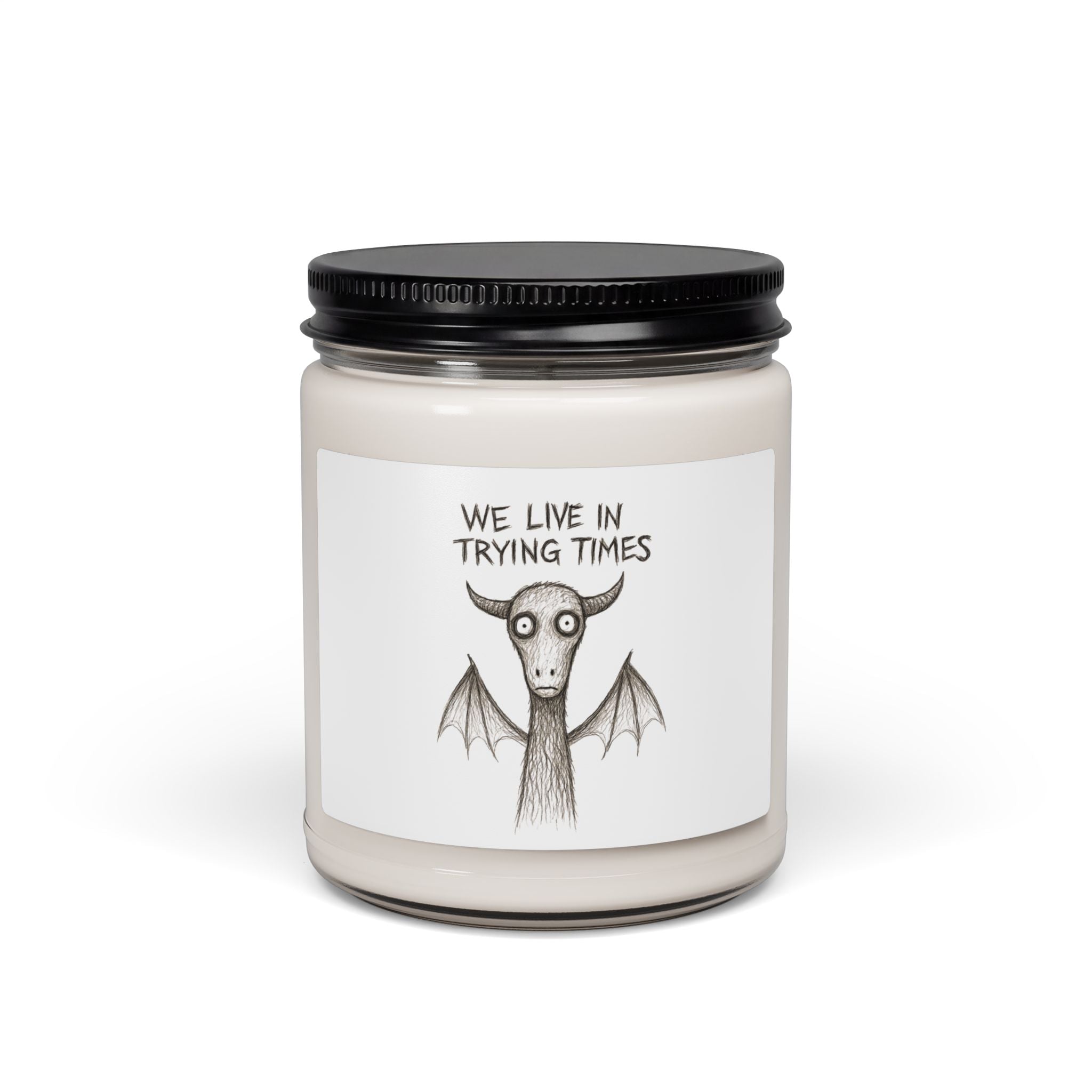 Cryptid Characters Scented Soy Candle — Funny Saying 9oz