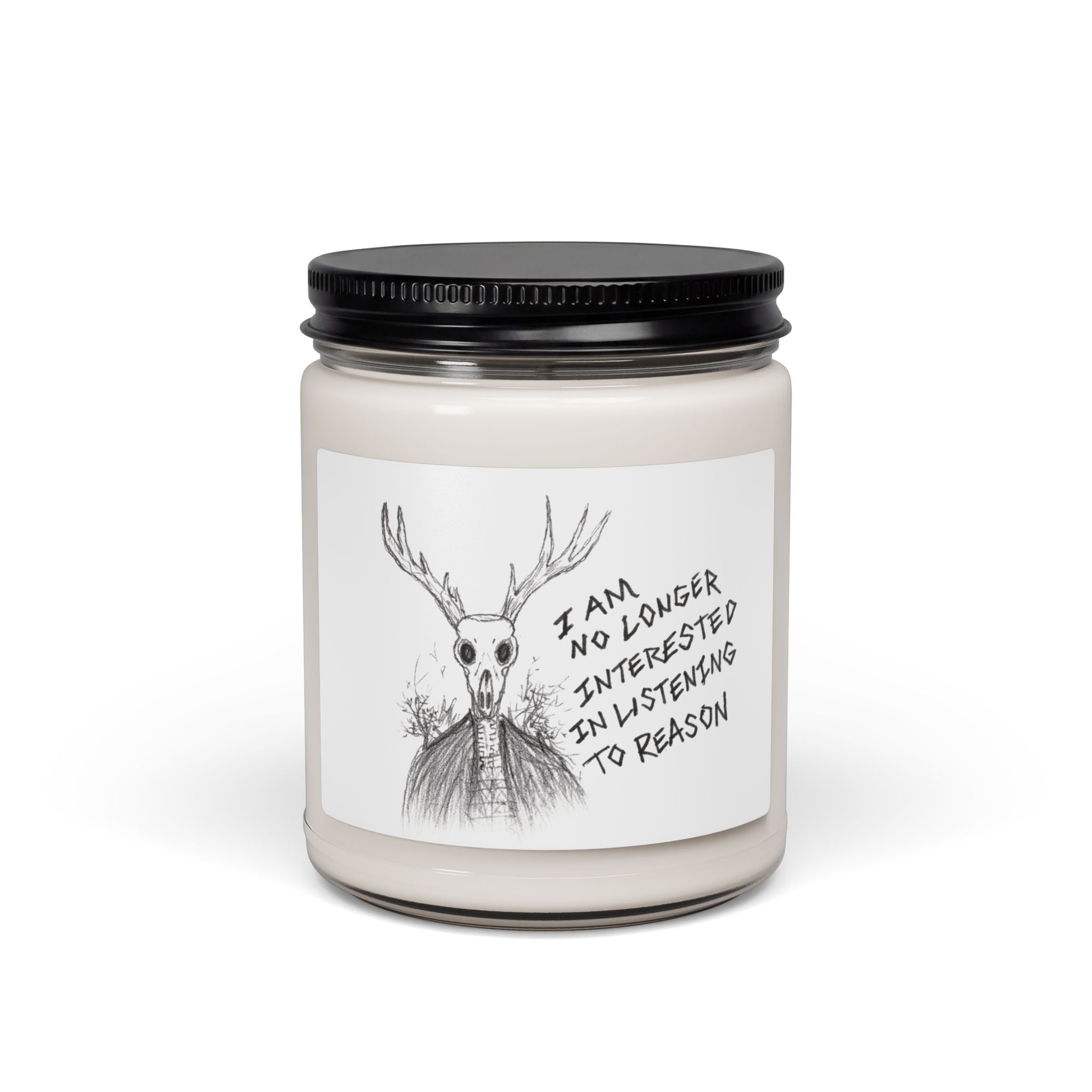 Cryptid Characters Scented Soy Candle — Funny Saying 9oz