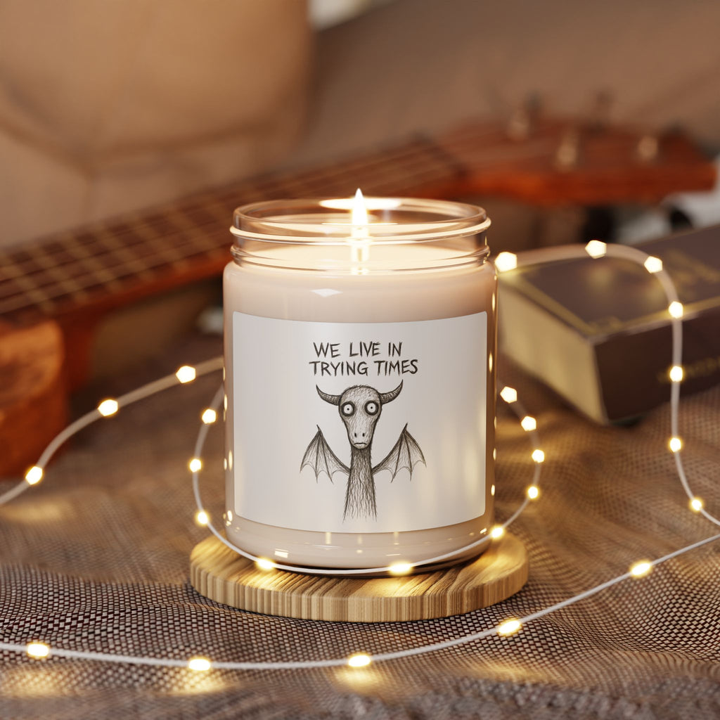 Cryptid Characters Scented Soy Candle — Funny Saying 9oz