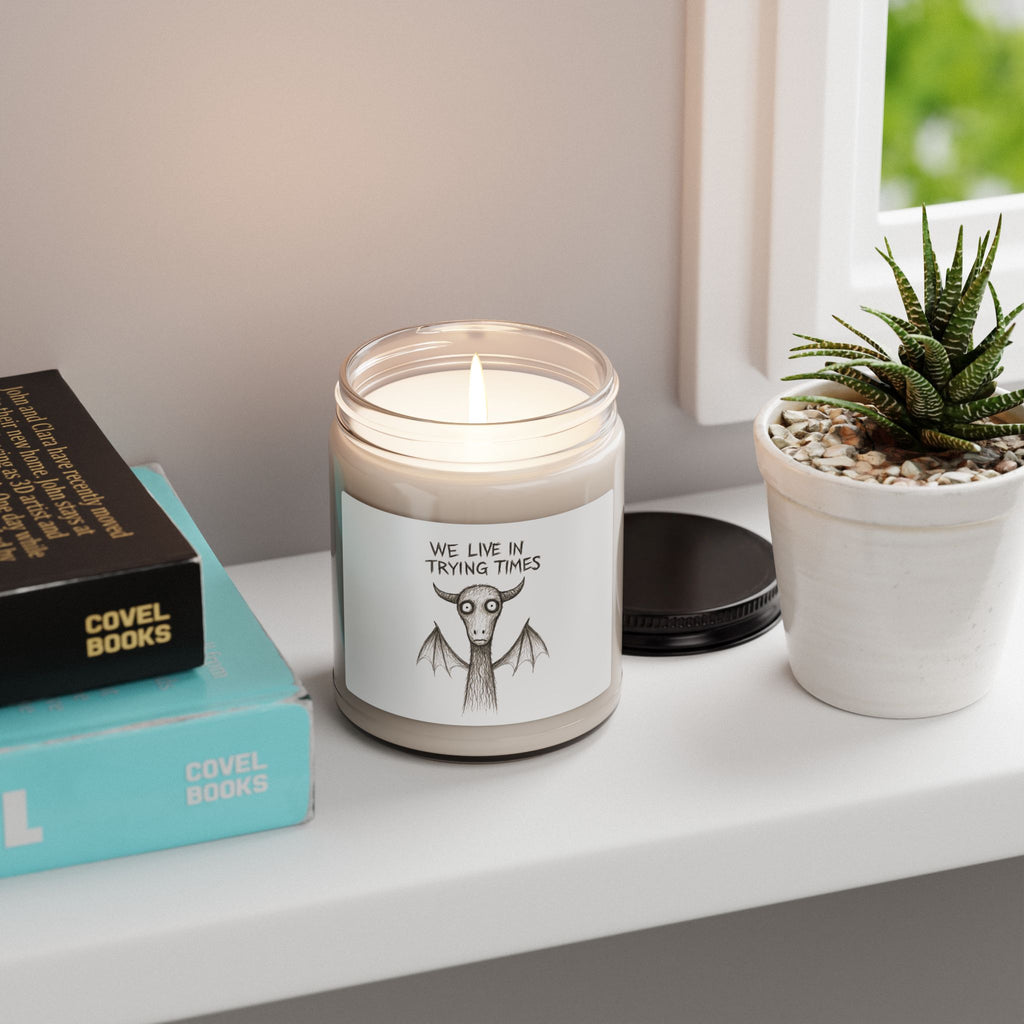 Cryptid Characters Scented Soy Candle — Funny Saying 9oz