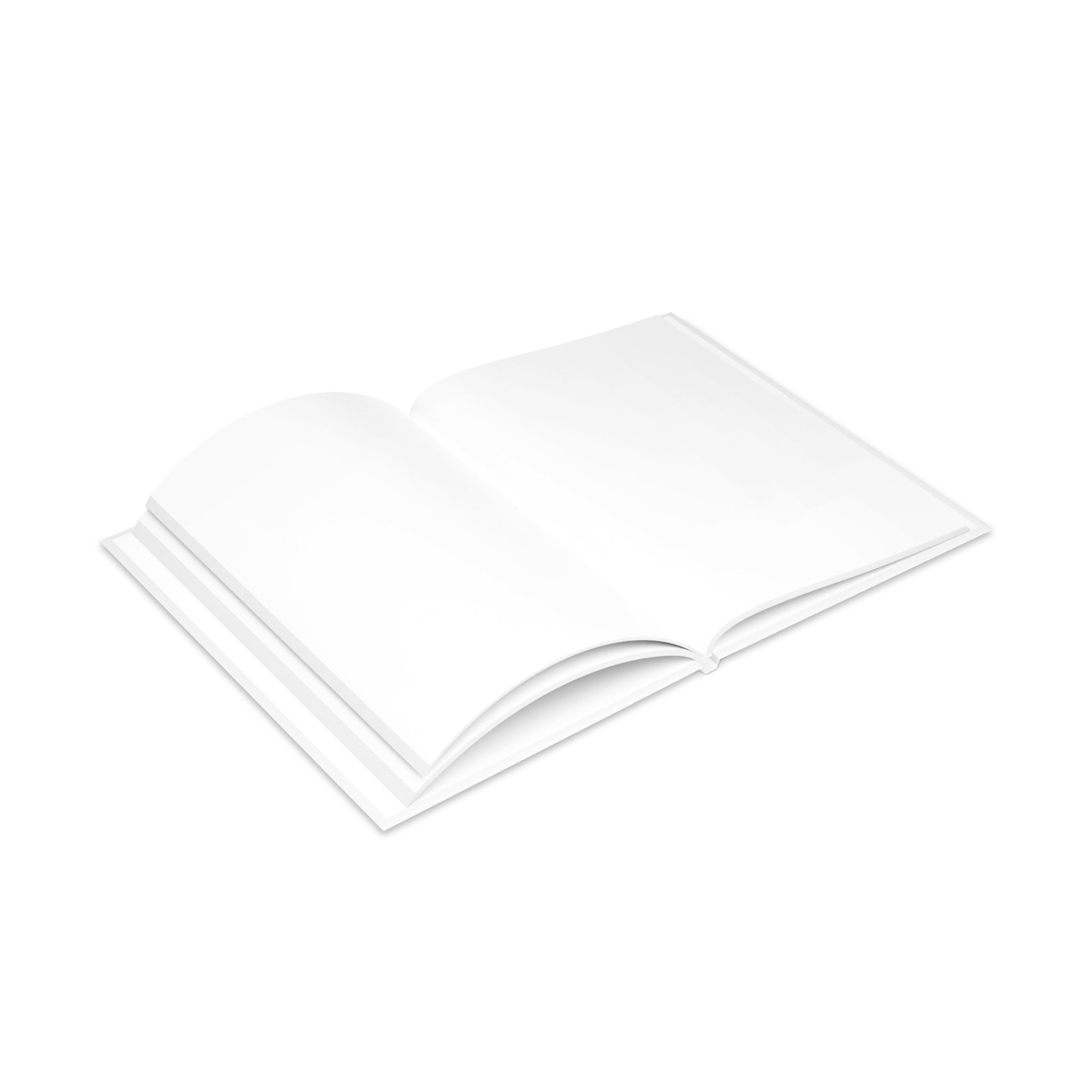 Hardcover Notebook — "We Live in Trying Times" Jersey Devil Illustration